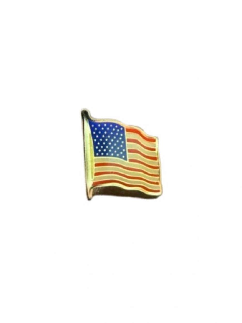 American Flag Enamel Pin - Red, White & Blue